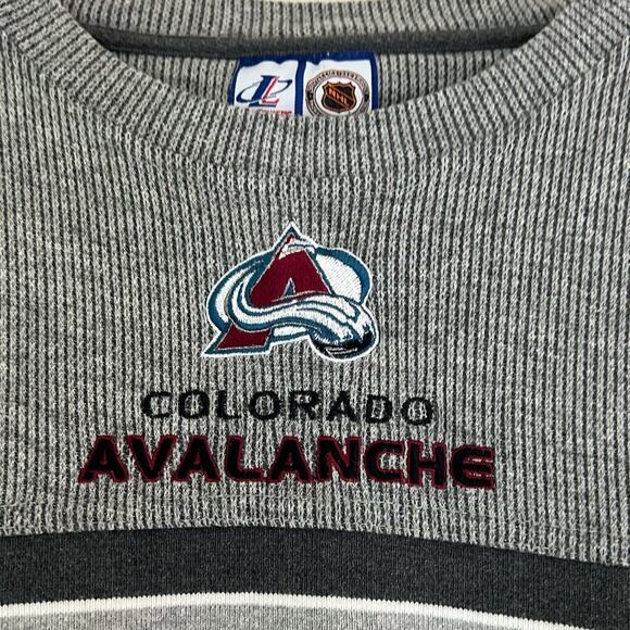 Vintage Colorado Avalanche NHL 90s hockey embroidered logo sports long sleeve M​ - Picture 6 of 9